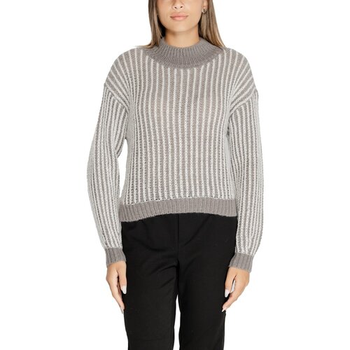 Jacqueline_de_yong Puloverji Jdyally Life L/S Hn Struc Knt 15328368 Siva Cene