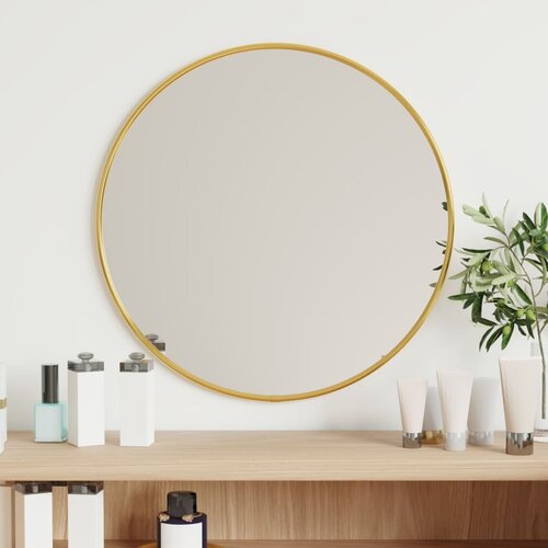 vidaXL Stensko ogledalo zlate Ø 20 cm okroglo Cene