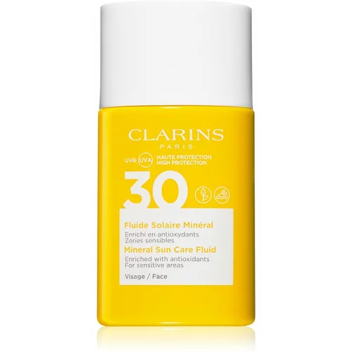 Clarins Mineral Sun Care Fluid mineralni fluid za sunčanje za lice SPF 30 30 ml