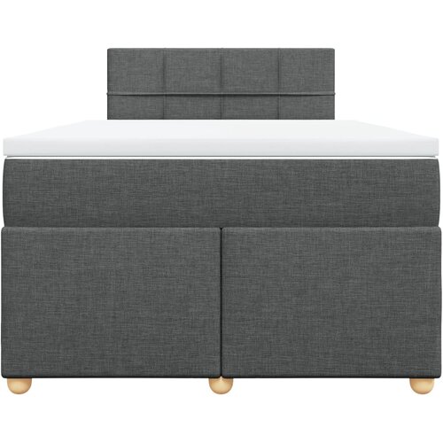  box spring s madracem tamnosivi 120 x 190 cm tkanina Slike