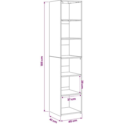  Kreveta Staro drvo 40 x 41 x 185 cm Konstruirano drvo Slike