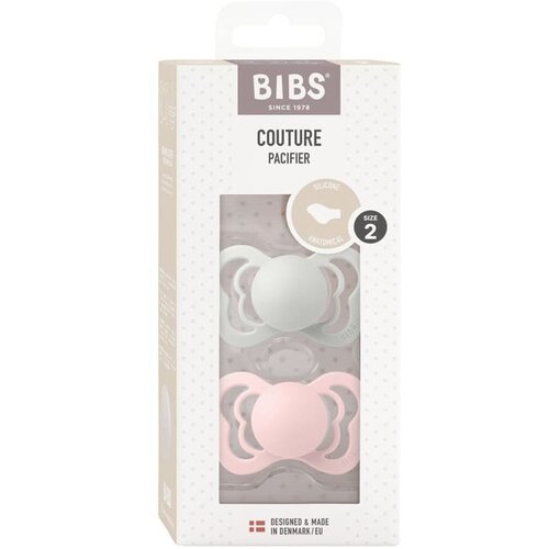 Bibs duda varalica - silikon Couture Couture (silikon) - Ivory/Blush (vel. 2) ivory/blush Slike