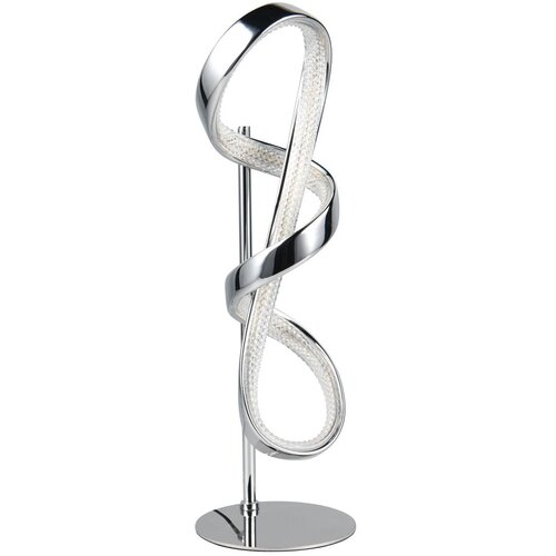 Tri O LED namizna svetilka v srebrni barvi (višina 47 cm) Padua – Cene