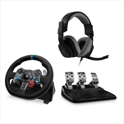 Logitech G Gaming volan G29 Driving Force sa pedalama, plus Astro A10 geјmerske slu&scaron;alice za PS3, PS4, računar, 991-000486 Cene