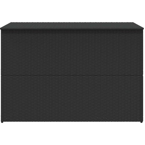  Vrtna kutija za pohranu crna 150 x 100 x 100 cm od poliratana Slike