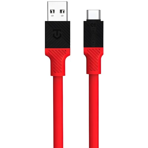 TACTICAL Fat Man kabel USB-A/USB-C - 1m - Rdeča Cene