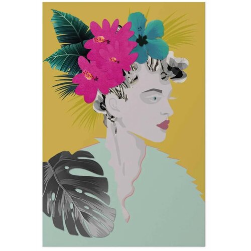  Plakat - Flowers in the Hair 21x30 Bez okvira Slike