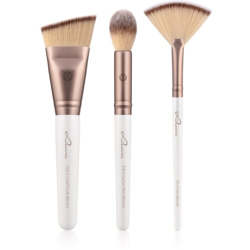 Luvia Cosmetics Highlight &amp;amp; Contour Set set čopičev z etuijem Slike