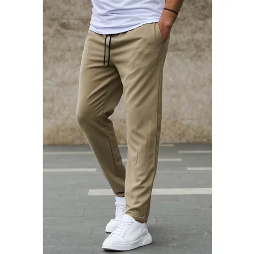 Madmext Pants - Brown - Straight