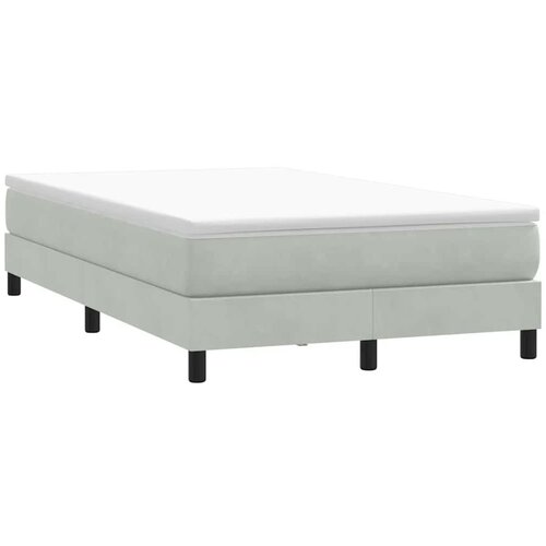 Box spring krevet bez madracem svjetlosivi 120x220cm bar&amp;scaron;unasti Slike