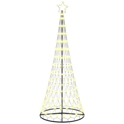 vidaXL LED božično drevesce Toplo bela 100 x 100 x 250 cm Kovina, (5000068132) Cene