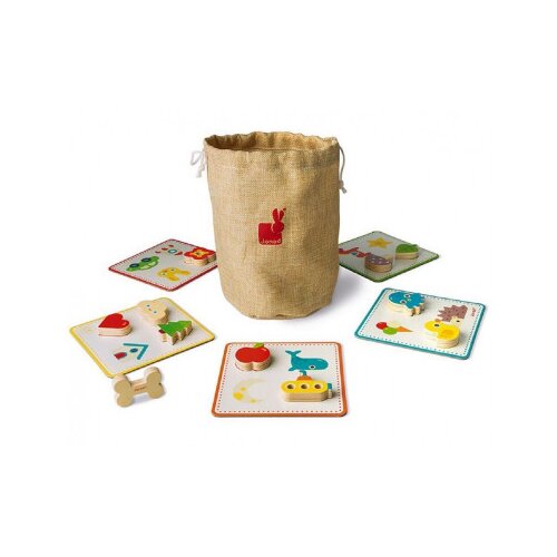 Janod Memory Touch Memory od drva 3-6 y 21 kom Cijene