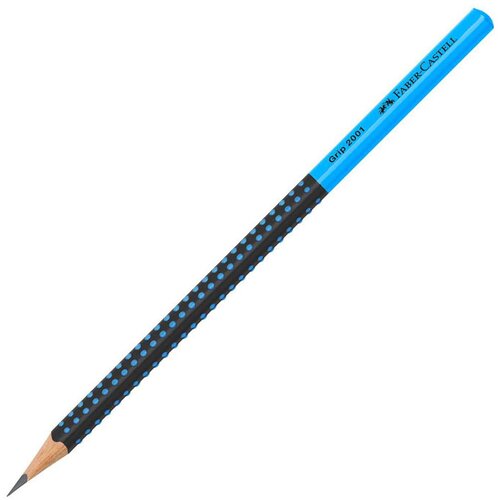 Faber-Castell grafitna olovka faber castel grip b two tone 517010 crno - plava Cene