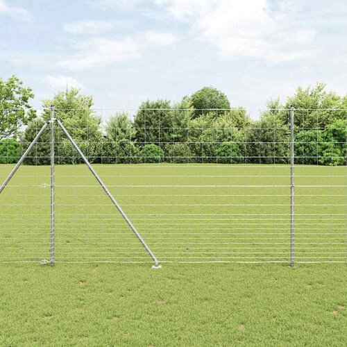 vidaXL poljska ograja 1.6x25 m pocinkano jeklo Cene