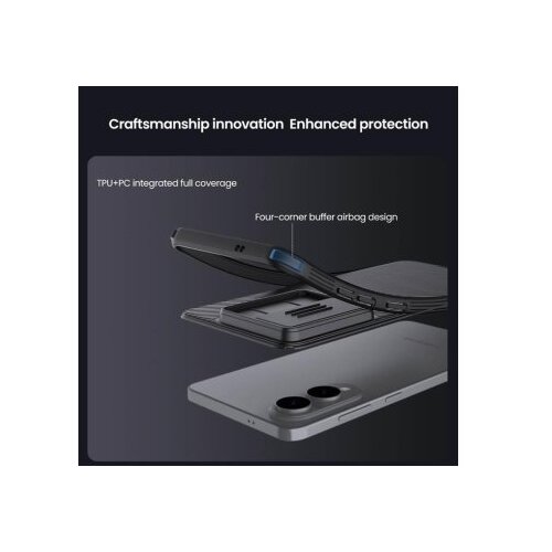  Futrola nillkin cam shield pro magnetic za samsung s937b galaxy s25 edge 5g crna ( F122783 ) Slike
