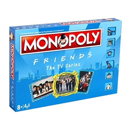 Move Eleven Force 12135 Monopoly, televizijska serija "Prijatelji", večkolorna (morda ne v nemščini), barvita, (20833167)
