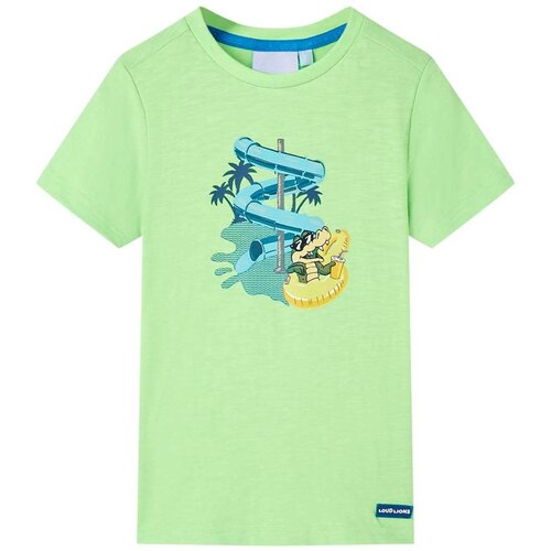  Dječja majica neonskozelena 128 Slike