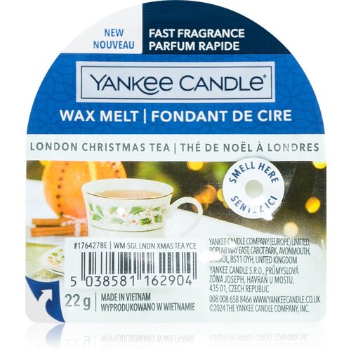 Yankee Candle London Christmas Tea vosek za aroma lučko 22 g Cene