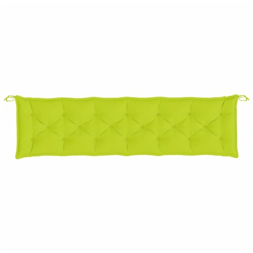  Jastuk za vrtnu klupu jarkozeleni 200x50x7 cm od tkanine Oxford Slike