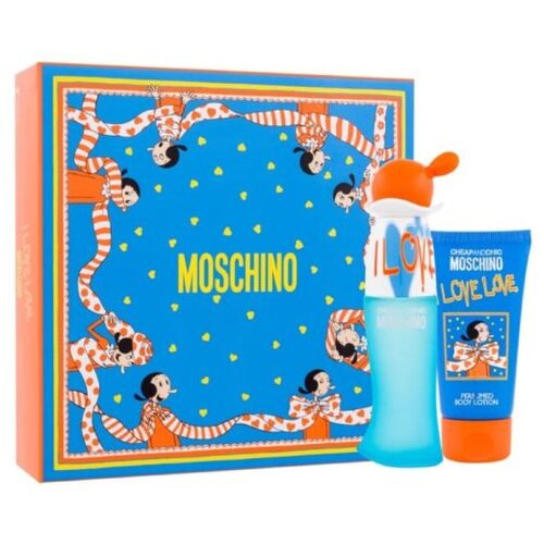 Moschino Set ženski parfem Moschino EDT I Love Love 2 Dijelovi Cijene