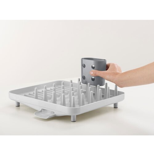 Joseph Joseph Svetlo siv plastičen odcejalnik posode 33,5x31,5 cm Duo &amp;ndash; Slike