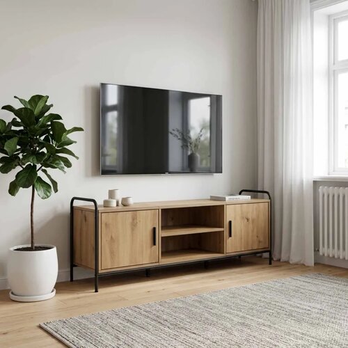  TV ormar 133 x 33 x 50 cm Hrast artisan Konstruirano drvo - Hrast artisan 67 5 x 33 x 50 cm Cijene