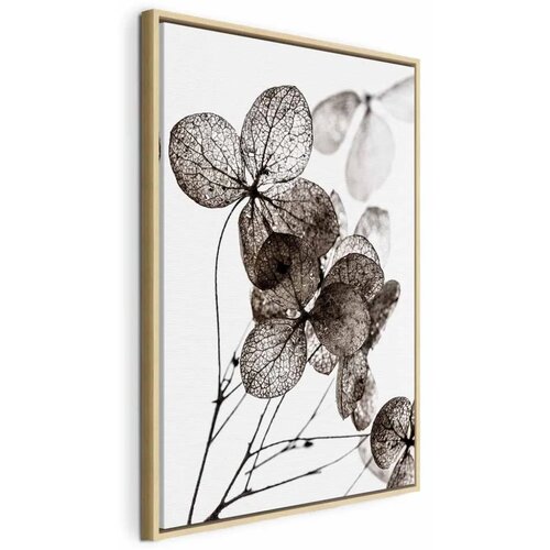  Slika - Transparent Clover (1 Part) Vertical 80x120 U prirodnom drvenom okviru Cijene