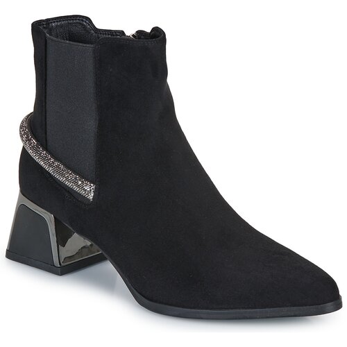 Ex&amp;eacute; Shoes P1811-T941-FABRIC-BLACK Crna Slike