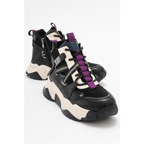LuviShoes CLARA Black Purple Women's Sports Boots Cene