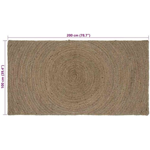  Tepisi za područja Siva 100 x 200 cm Juta Slike