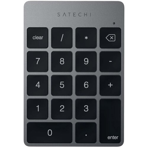 Satechi ST-KSALKPM mobile device keyboard Numeric Bluetooth Grey Slike