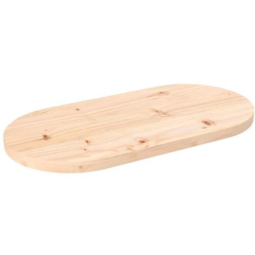 vidaXL Mizna plošča 60x30x2,5 cm trdna borovina ovalna Cene