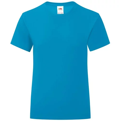 Fruit Of The Loom Blue Girls' T-shirt Iconic