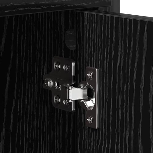  TV ormar 67,5 x 33 x 50 cm Crni hrast Slike