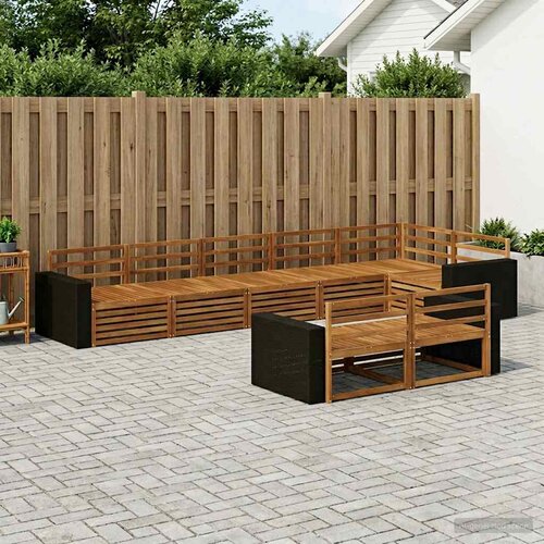  Set vanjskih sofa 8 kom. Prirodna Cijene