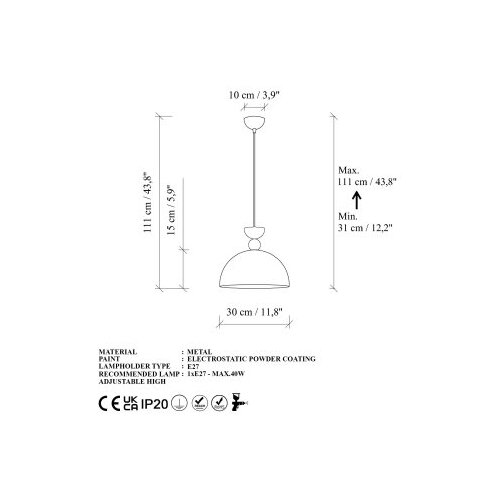Opviq Luster Kure 30 101 Ahsap Slike