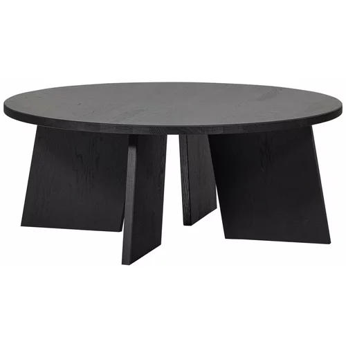 Basiclabel Crni okrugli stolić za kavu ø 90 cm Fries –