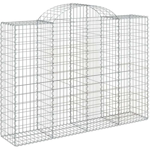  Lučne gabionske košare 3 kom 200x50x140/160cm pocinčano željezo Cijene