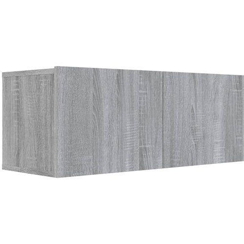 Maison Chic TV omarica - TV enota - Televizijska omarica siva sonoma 80x30x30 cm inženirski les, (21699690) Cene