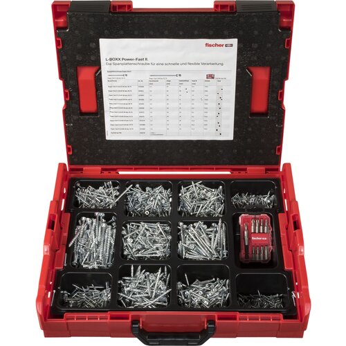 Fischer Power Fast II L-Boxx 102 Schrauben-Set Cene