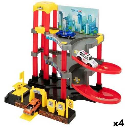  Garažno Parkiralište s Vozilima Speed &amp  Go 37 x 29 x 25 cm (4 kom.) Cijene