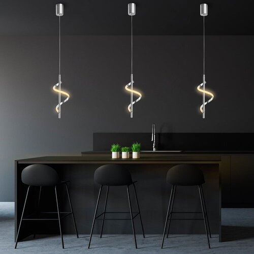 Opviq lights LED viseća svjetiljka u srebrnoj boji &amp;oslash; 16 cm Likma &amp;ndash; Slike