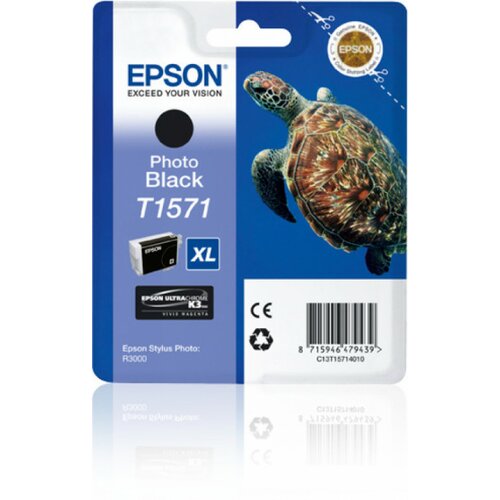 Epson C13T15714010 (T1571) photo black Ink cartridge Cene