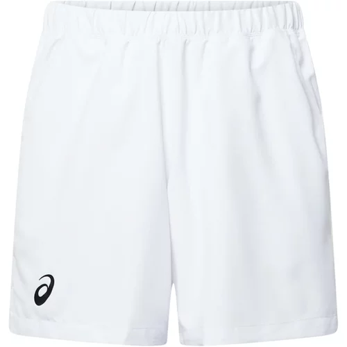 Asics Sportske hlače 'Court' crna / bijela