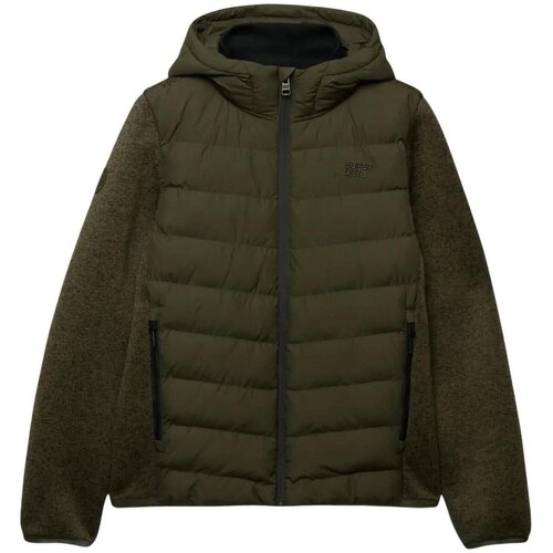 Superdry Jakne Hooded Storm Knit Hybrid Jkt SDM5012530A Zelena Slike