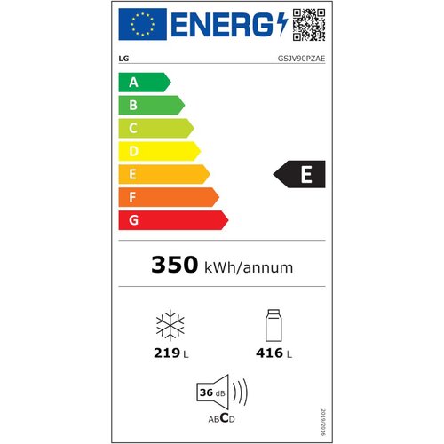 LG GSJV90PZAF side-by-side hladilnik, 635 l, energijski razred F, Door-in-Door™, LinearCooling™, DoorCooling+™, FRESHBalancer™, Inox - Cene