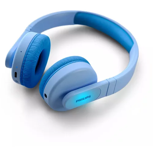  Slušalice Philips bluetooth dječije TAK4206BL. domet do 10m. boja plava