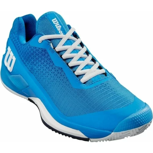 Wilson Rush Pro 4.0 Clay Mens Tennis Shoe French Blue/White/Navy Blazer 41 1/3 Muška obuća za tenis