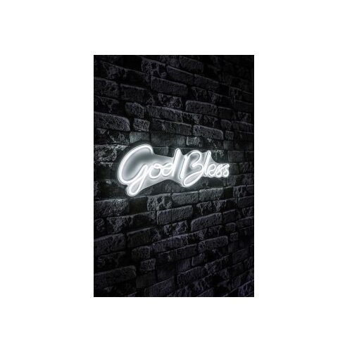 WALLXPERT dekorativna plastična led rasveta god bless white Cene