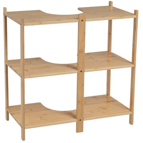 Casa Selección Bambusova omarica za pod umivalnik v naravni barvi 60x60 cm – Cene